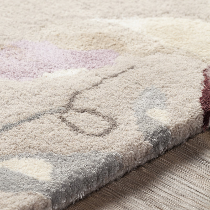 Floral Indoor Rug, Rectangle 2' x 3'