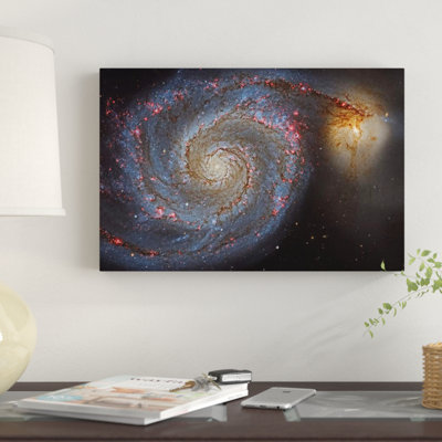 " The Whirlpool Galaxy (NGC 5194) And Its Companion (NGC 5195) " by Roberto Colombari