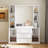 79'' H X 63'' W 3-Drawer Bookcase Storage Cabinet