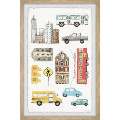 Berthiaume City Transport Framed Print
