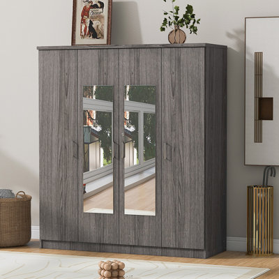 Armoire-penderie à 4 portes avec armoire