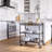 3-Tier NSF Utility Cart with Shelf Liners-110336917