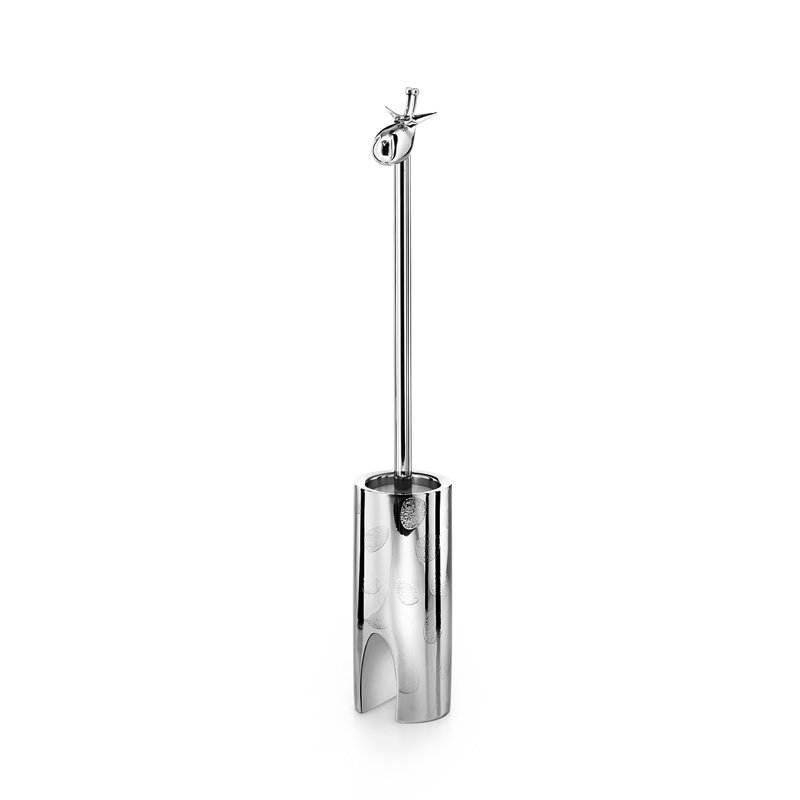 Skoati complète le meuble de 21,7 po H Brosse de toilette et support autoportant