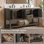 Ensemble de meuble-lavabo double 60 po Radstock-883780434
