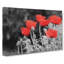 Poppy Field In Abstract - Wrapped Canvas-55323348