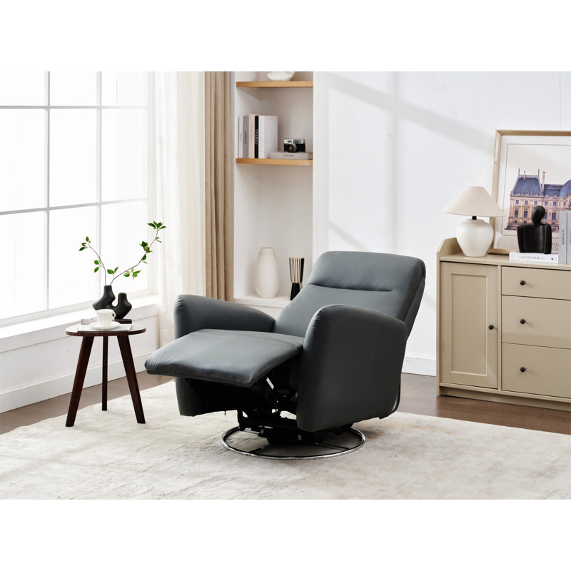 Fauteuil inclinable et pivotant pivotant, Gris foncé