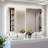 Led Bathroom Mirror 60X40 Inch, Waterproof & Long-Lasting, 3 Color Modes, Aluminum Frame, Smart Button, Wall Mounted Large