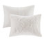 Ensemble de housse de couette en chenille de coton touffeté 3 pièces très grand / très grand californien-117539213
