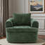 Fauteuil d'appoint pivotant à 360 ° avec coussins à deux couches-987740330