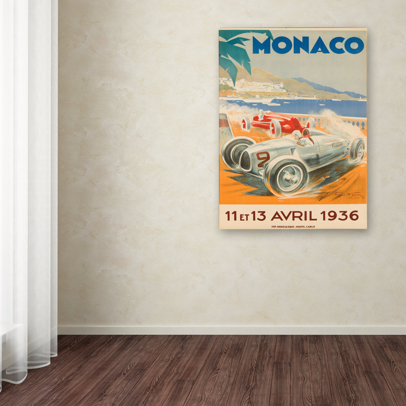 «Racing 28» par Lantern Press - reproduction d'annonce sur toile, H 24 po x l 18 po x P 2 po