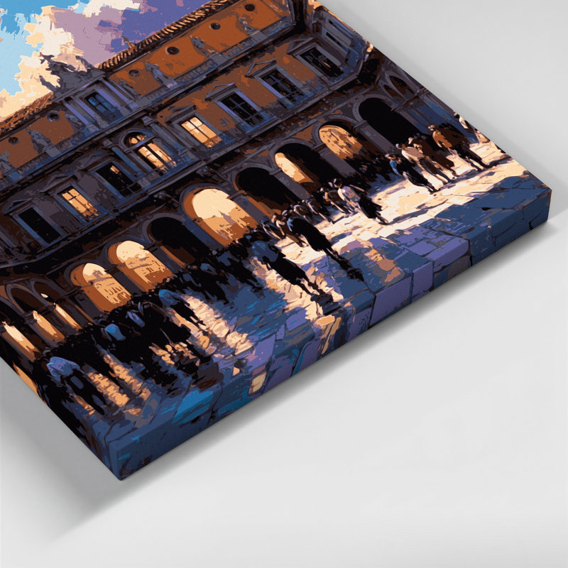 Art mural sur toile noire, "Madrid villes", Espagne
