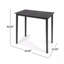 Table de bar d'extérieur minimaliste en bois d'acacia-121084742