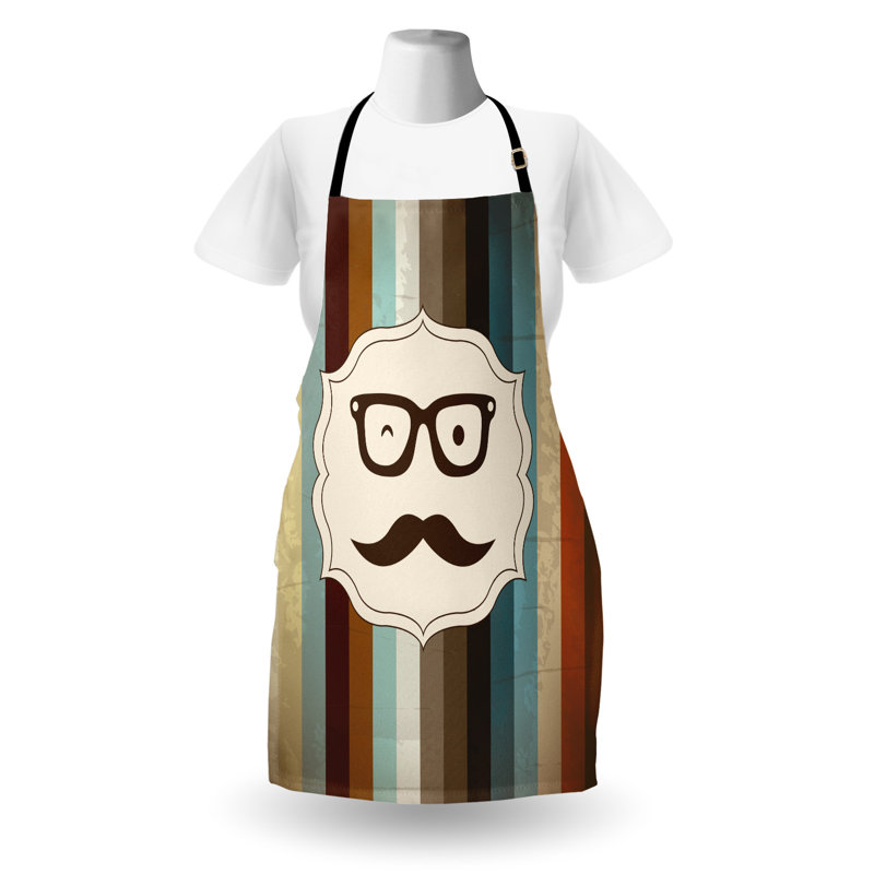 No Pattern Bib Apron