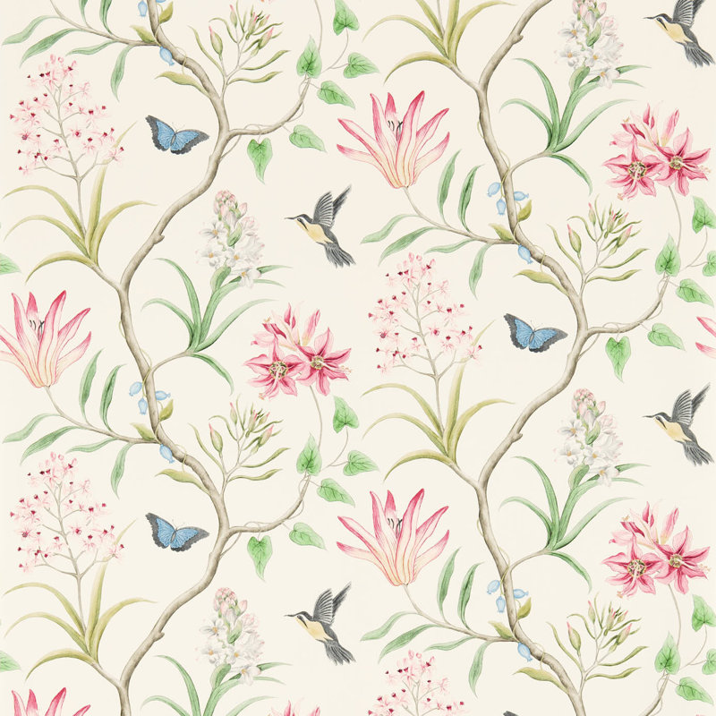 Clementine 10.05m x 68.6cm Matte Wallpaper Roll, Green