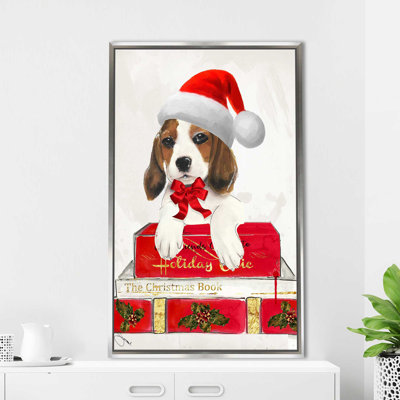 Livres de Noël (vertical) par By Jodi - impression