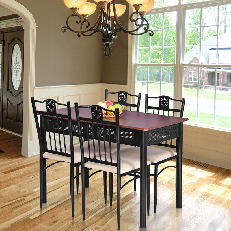 Gracielle 4 - Person Four Leg Dining Set
