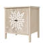 Armoire de rangement sculptée à 2 portes avec tablette réglable-1979828338