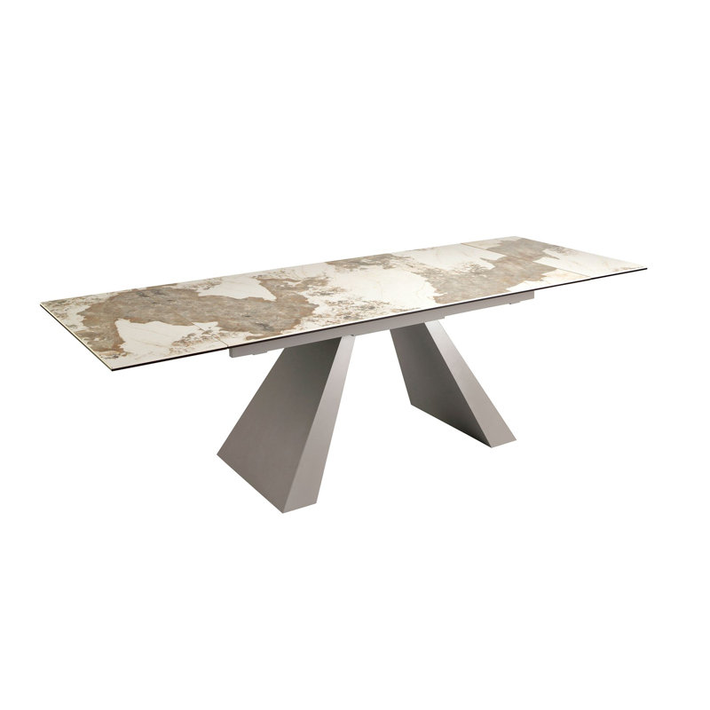 Extendable Marble Top Dining Table