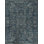 Queens Hand Knotted Wool Area Rug in Denim/Ivory/Gray