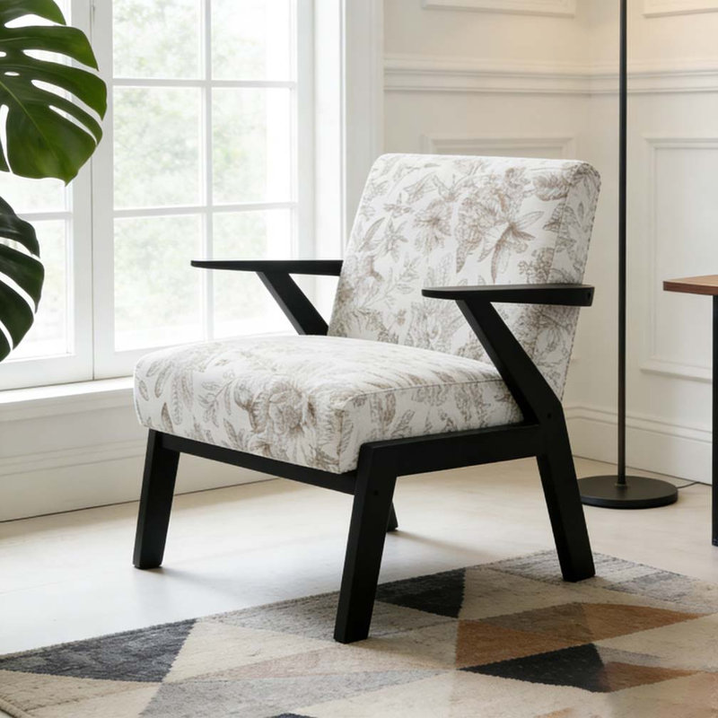 Fauteuil de salon moderne avec coussin de siège