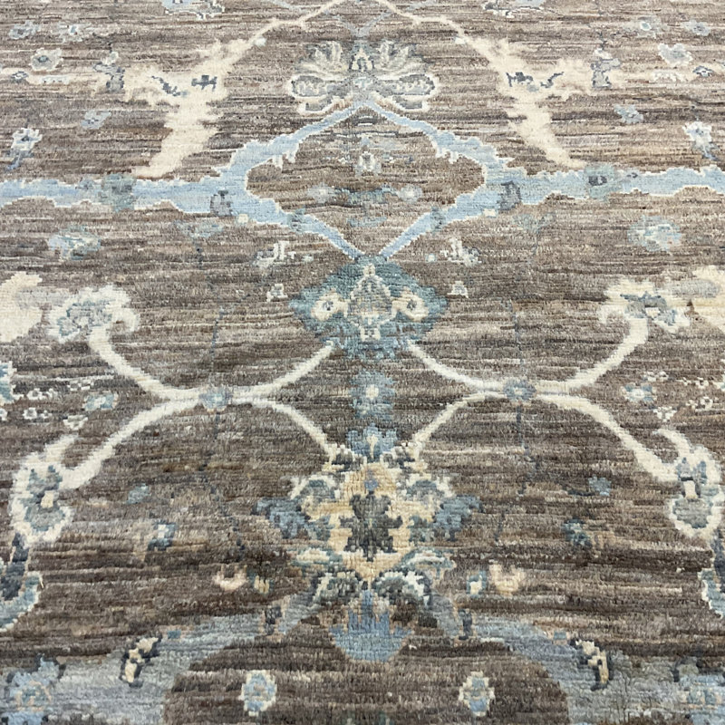Hand Knotted Wool Geometric Rug