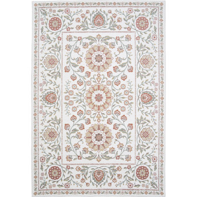 Floral Recycled P.E.T Area Rug