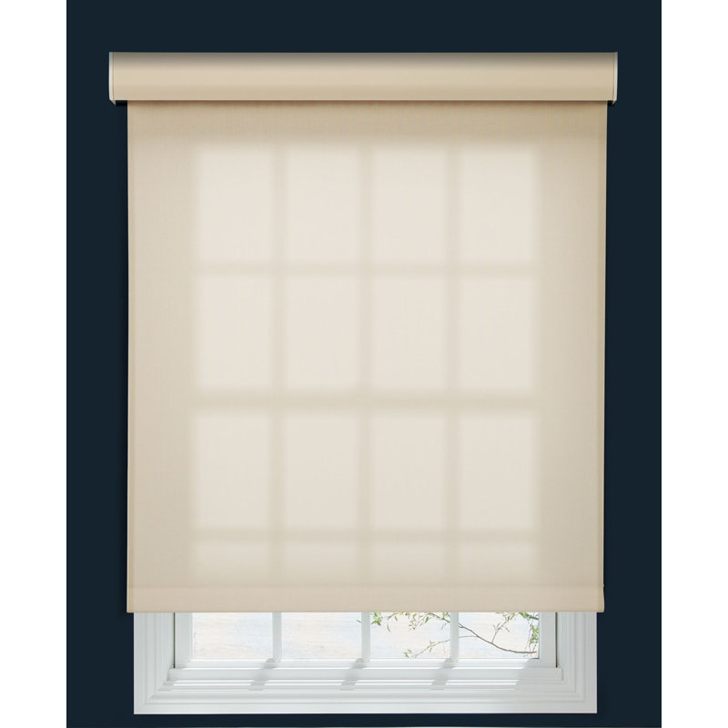 Store à enroulement rond sans fil 5% Linen Avenue (sans exception), Mousseline, L 70,5 po x L 42 po