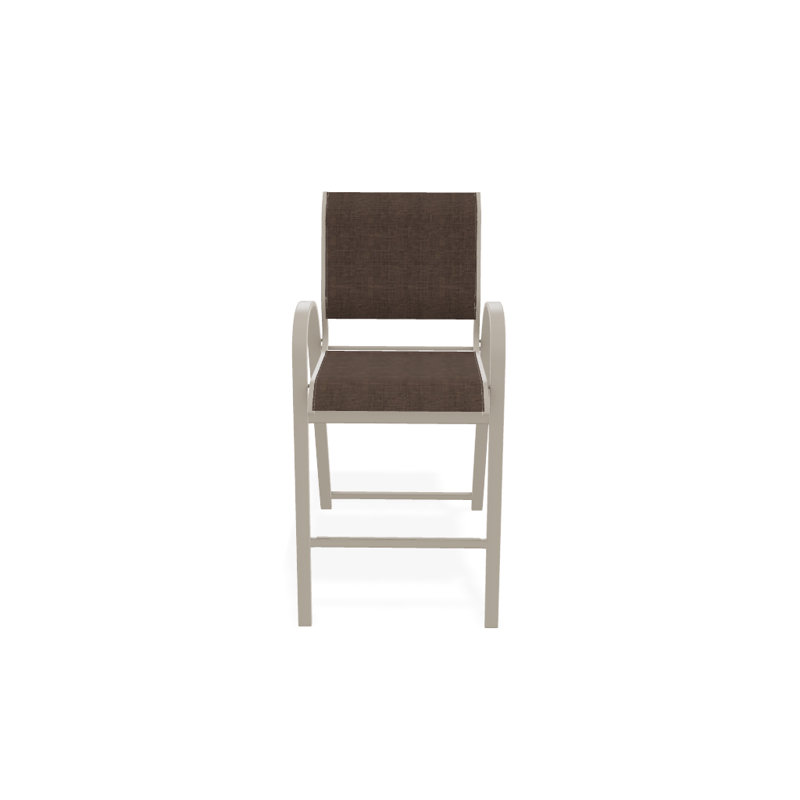 Tabouret de bar Holna, Désert texturé, Moka Sunbrella®