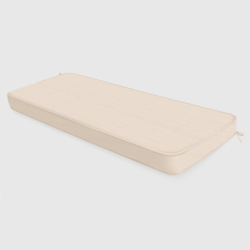 1'' H Customizable Bench Cushion For Indoor/Outdoor Furniture/Chair/Window Seat, Premium 75D High-Resilience Foam_2