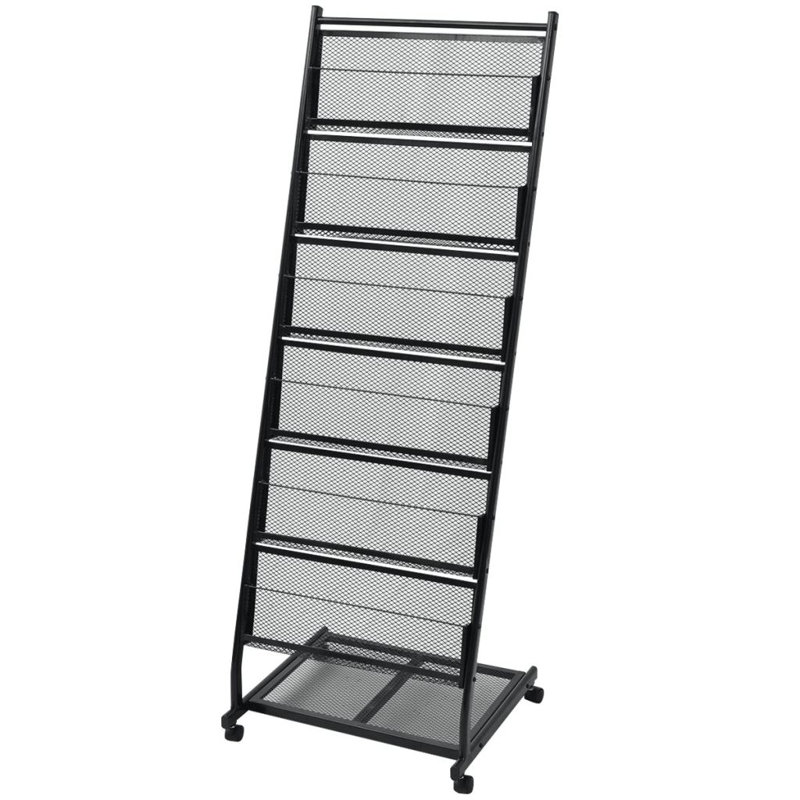 Metal Free Standing Magazine Rack