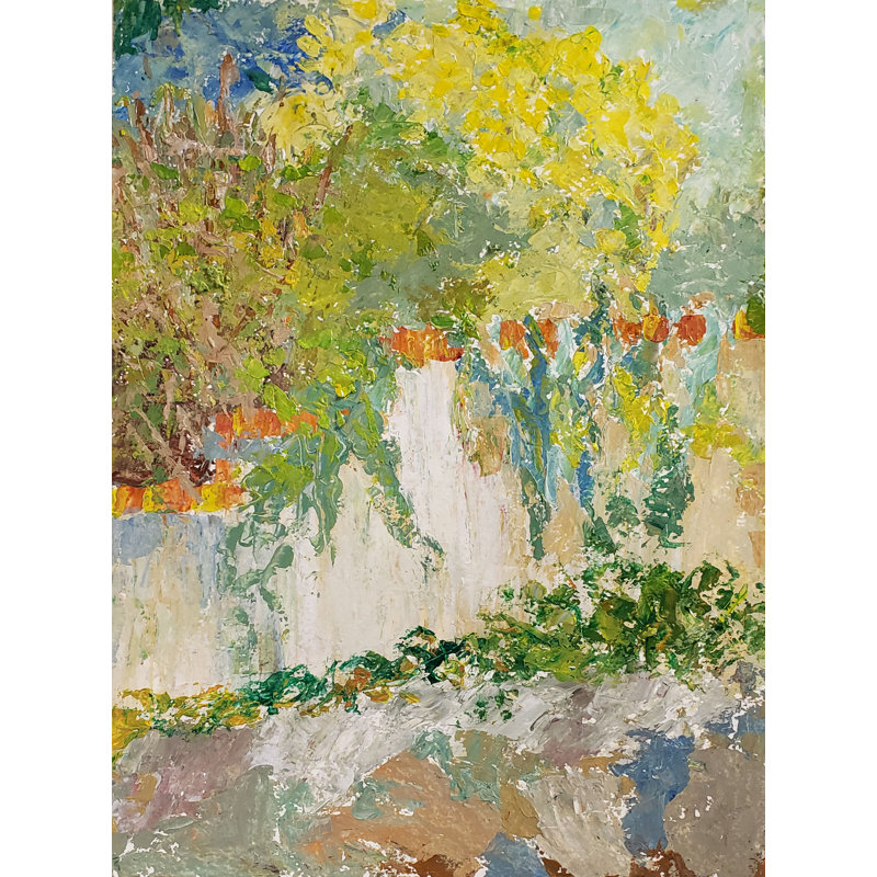 Allaire Garden Wall 7 Framed Print, 20" H x 16" W