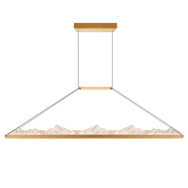 Éclairage de 62 po pour îlot / table de billard à DEL - Couleur sélectionnable (3000 K / 4000 K / 5000 K) - DEL intégrée - Certifié BACL - Idéal pour les îlots de cuisine, les salles à manger ou les salles de jeux