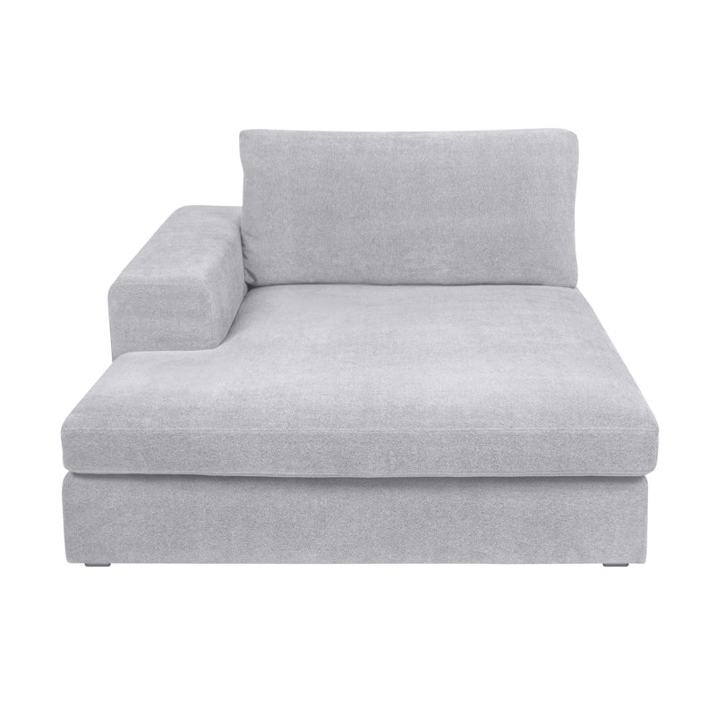 Chaise longue rembourrée Ojai, Accoudoir à droite (vu de face), Accoudoir à gauche (vu de face)