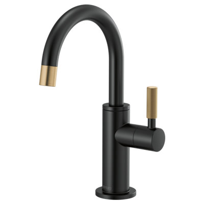 Litze® Beverage Faucet with Arc Spout and Knurled Handle