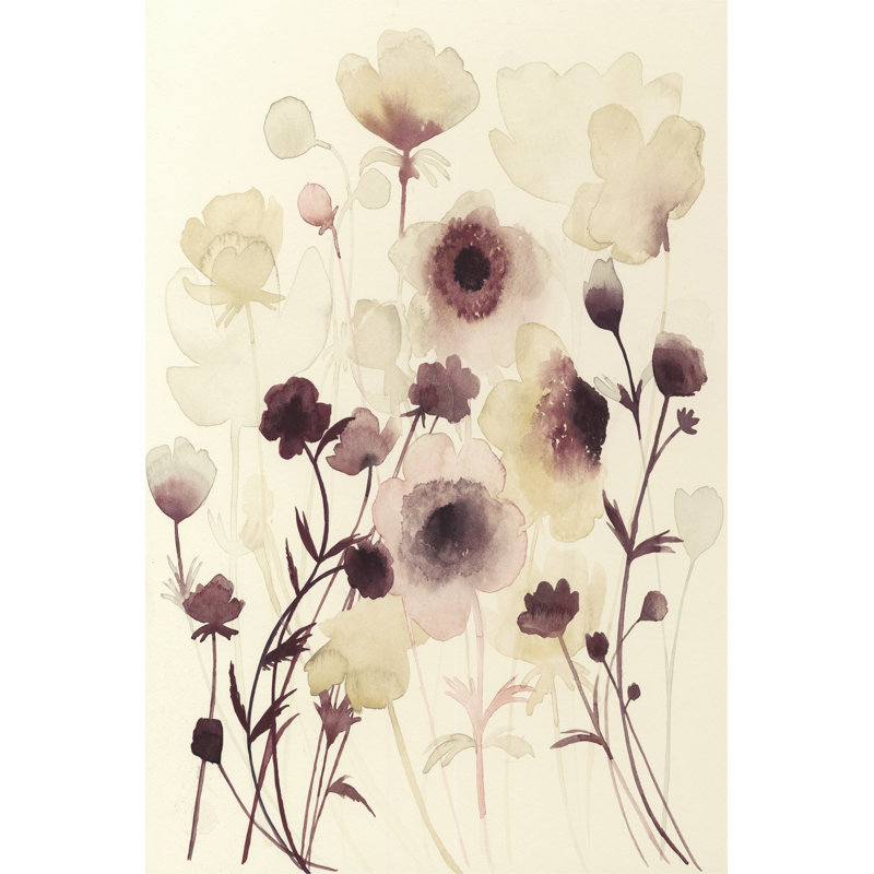 Anemone Haze I by Grace Popp - Wrapped Canvas Painting, 46cm H x 30cm W x 3.8cm D