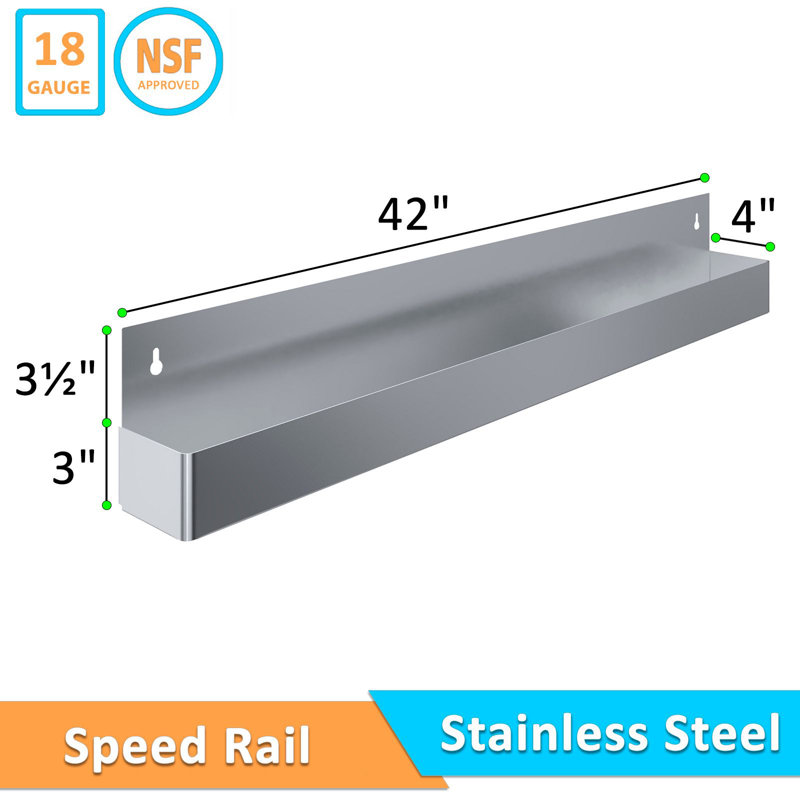 Rail express 42 po en acier inoxydable Express KitchQuip