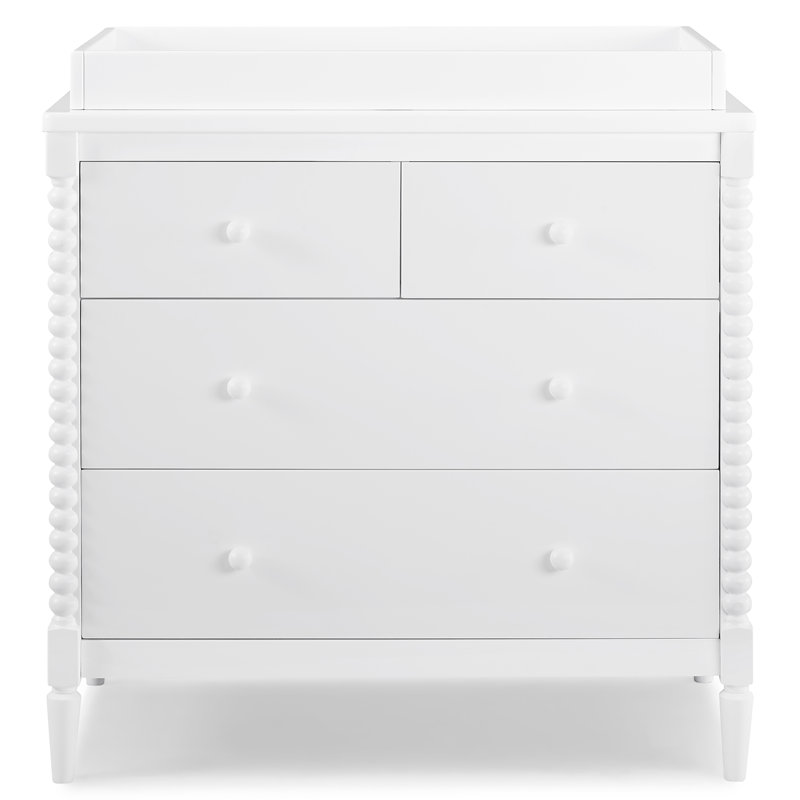 Saint Changing Table Dresser, Bianca White