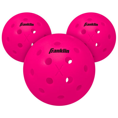 Pickleballls d'extérieur Franklin Sports X-40 Performance - jaune optique