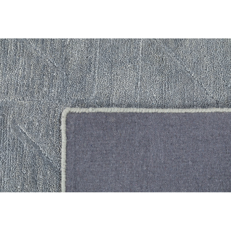 Ebern Designs Hand Tufted Wool Relief Rug, Rectangle 9' x 12'