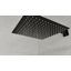 12" Square Wall Mounted Rain Shower Head with Handheld Shower and Slide Bar-60220293