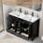 Wimer 48'' Double Sink Bathroom Vanity with Resin Sink Top, Hand Painted, Assembly Required-775539916