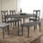 Weathered Grey Dining Bench With Turned Legs