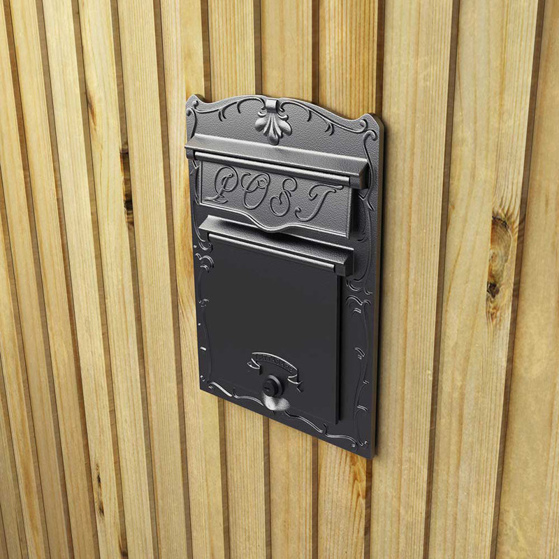 Kingsbury Front Retrieval Locking Wall Mounted Mailbox