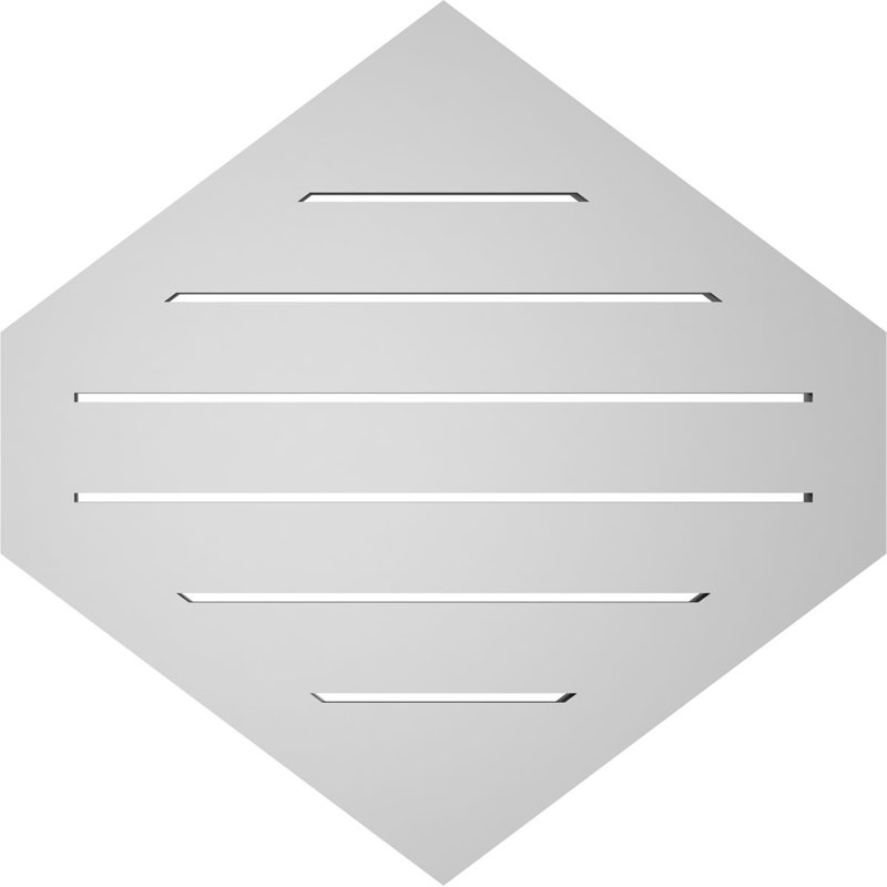 Pente verticale verticale en uréthane 9 pi, H 24 po x l 24 po x P 1,5 po
