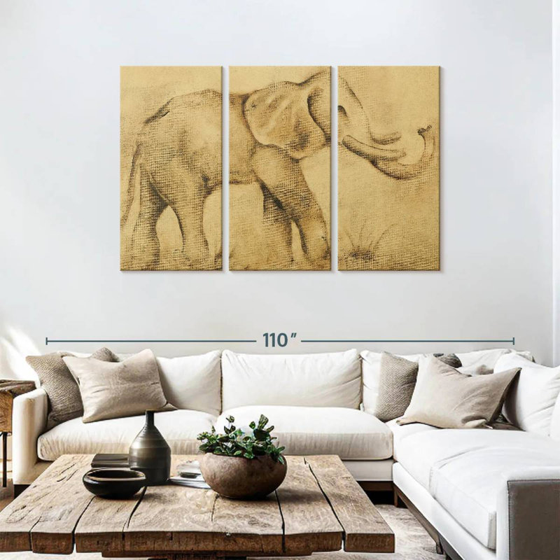 Brampt  Global Elephant Light, 48" H x 74" W