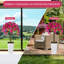 Artificial 4FT Flower Plant Tree with Planter-2100847453