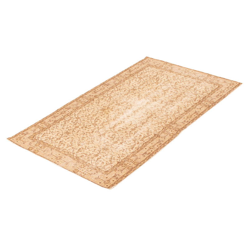 Tapis crème rétro 3 pi 5 po x 6 pi 7 po Treasie