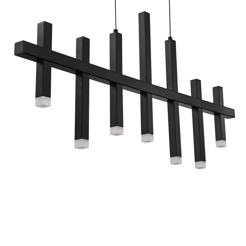 Zaon 7 - Light Black LED Unique / Statement Pendant