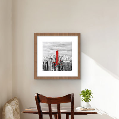 Empire State Building Print - Framed Matted Home Decor