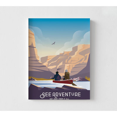 «Grand Canyon», reproduction d'art du Colorado, auberge de jeunesse, art Airbnb